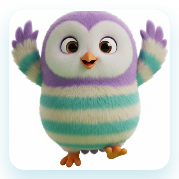 Finn, the Studyfin owl tutor